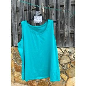 Catherines 3X blue top